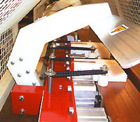 Photo of a coffin beading press